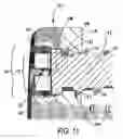 Fig. 12 - Flanged interbody fusion device with fastener insert and retaining ring