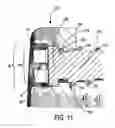 Fig. 12 - Flanged interbody fusion device with hinge