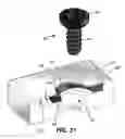 Fig. 27 - Flanged interbody fusion device with hinge