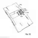 Fig. 20 - Mobile communications device with synchronising hinge