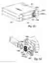 Fig. 24 - Mobile communications device with synchronising hinge
