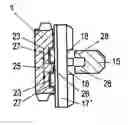 Fig. 01 - High-security flat key and lock therefor