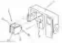 Fig. 01 - Assembly structure of magnetic clutching device of cord bracket for window blind