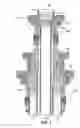 Fig. 09 - Casing mandrel with well stimulation tool and tubing head spool for use with the casing mandrel