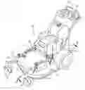 Fig. 01 - Mower with lever actuated drive control