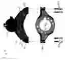 Fig. 05 - Vertical mounting of air disk brake caliper assembly