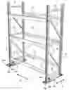Fig. 01 - Storage rack vibration isolators and related storage rack systems