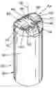 Fig. 01 - Resistance welding electrode, welded copper flex lead, and method for making same