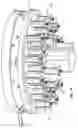 Fig. 13 - Integrated thermal unit having laterally adjacent bake and chill plates on different planes
