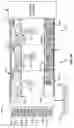 Fig. 16 - Integrated thermal unit having laterally adjacent bake and chill plates on different planes