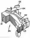 Fig. 01 - Stator assembly made from a molded web of core segments and motor using same