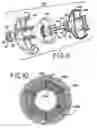 Fig. 06 - Stator assembly made from a molded web of core segments and motor using same