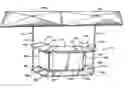 Fig. 01 - Portable bar with portable barbecue