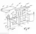 Fig. 48 - Portable bar with portable barbecue