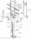 Fig. 01 - Structure of a monitor support device with height adjusting function