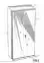 Fig. 02 - Frameless cabinet door system and method