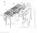 Fig. 01 - Portable folding craft table with storage