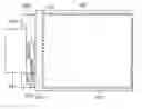 Fig. 01 - Liquid crystal display with touch panel