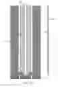 Fig. 76 - Printhead integrated circuit with coupled arrays of transistor drive circuits and nozzles