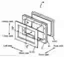 Fig. 01 - Panel display type television and cabinet structure
