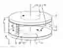 Fig. 01 - Object rotating mechanism using liquid crystal flow
