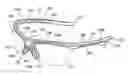 Fig. 01 - Eye glasses with lightened frame and process for making them