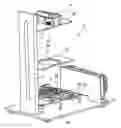 Fig. 01 - Measuring device for measuring the refraction properties of optical lenses