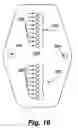 Fig. 17 - Apparatus for mounting a plurality of monitors having adjustable distance to a viewer