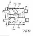 Fig. 11 - Mobile communications device with synchronising hinge