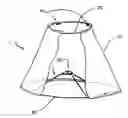 Fig. 01 - Knockdown hardback lampshade with knockdown bottom spider