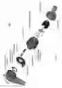 Fig. 05 - Earphone with selectable cable positioning