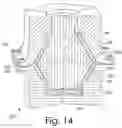 Fig. 13 - Semi-radially-charged conical magnet for electromagnetic transducer