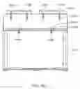 Fig. 44 - Printer assembly having tote for printed wallpaper
