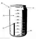 Fig. 01 - Graphical indicator for determining an amount of a nutrional element consumed, removed, or remaining in a package