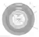 Fig. 01 - Semiconductor nanoparticle having high luminescence properties comprising an electron-donor group and a multilayered coating comprising a hydrophobic group