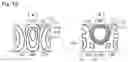 Fig. 13 - Method of exposure and attenuated type phase shift mask