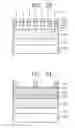 Fig. 12 - Method of forming small pitch pattern using double spacers