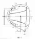 Fig. 08 - Golf club head with concave insert