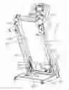 Fig. 01 - Supporting mechanism for a deck frame of a folding-up treadmill