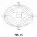 Fig. 13 - Probe for treating a tumor or the like