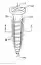 Fig. 01 - Slotted screw for use with a vertebral member