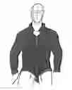 Fig. 01 - Airbag equipped garment and deployment system