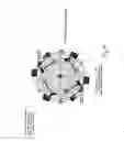Fig. 25 - ROTARY ENGINE USING TRADITIONAL PISTONS OF FLEXIBLE MOTION