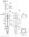Fig. 08 - Gas sensor, gas sensor cap, and gas sensor unit