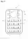 Fig. 14 - Pushbutton switch cover sheet and method of manufacturing the same