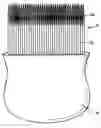 Fig. 01 - Rigid comb having microtexturized-tip teeth for hair cleaning
