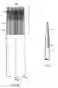 Fig. 07 - Rigid comb having microtexturized-tip teeth for hair cleaning