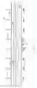 Fig. 13 - Adjustable V-plow apparatus for deflecting material carried on a belt