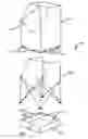 Fig. 01 - Collapsible enclosure for a machine tool