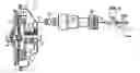 Fig. 01 - Valve arrangement for vibration decoupling, which can be connected between a master cylinder and a slave cylinder of a hydraulic force transmission system